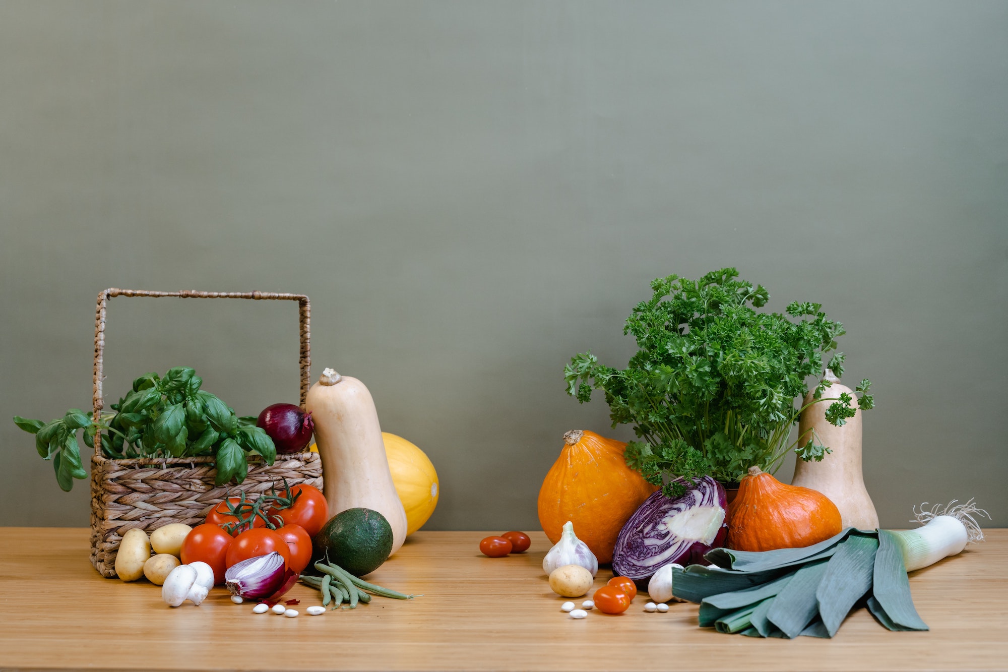 Storing vegetables